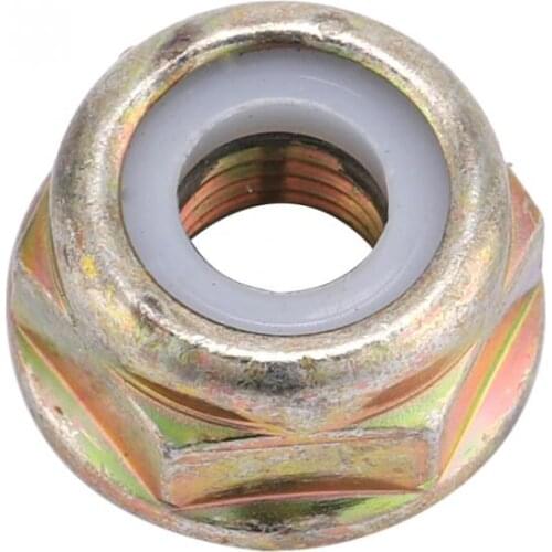 3 pcs Universal M10x1.25 Left Hand Thread Blade Nut Replacements Brush Cutter Trimmer Accessories Copper Nut