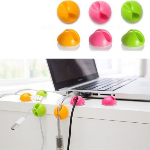 Universal Cable Bobbin Winder clamp protector Earphone Organizer Wire Cord Desk Fixer Holder Data line Tidy Collation Management