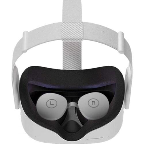 VR Lens Protective Cover Dust Proof Case for Oculu Quest 2 Gaming Headset Accessories VR Glasses Lens Anti-Scratch Cover Pad