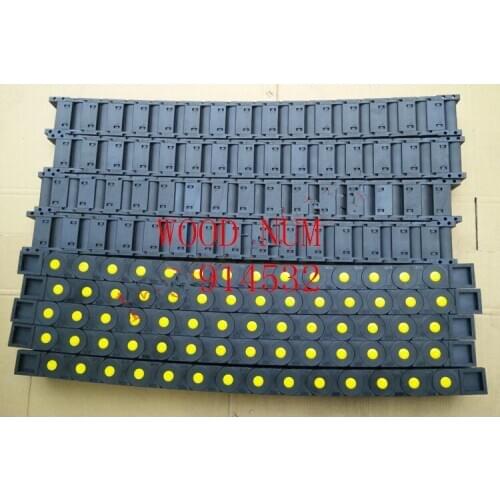 1Pcs 1000mm 65*150mm closed nylon chain Machine tool nylon towline cable tubing protection towline