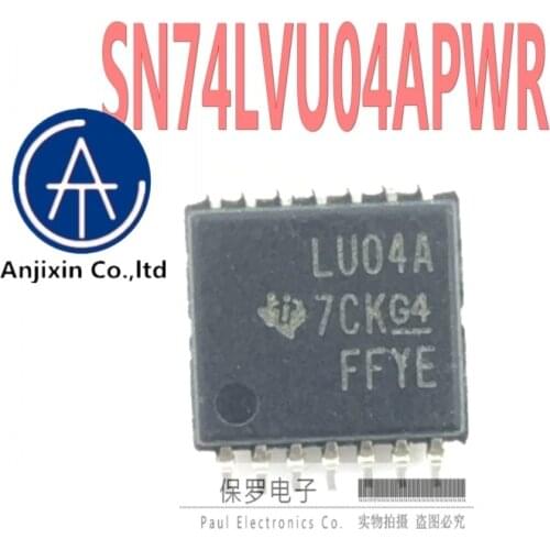 10pcs 100% orginal and new inverter SN74LVU04APWR silk screen LU04A TSSOP-14 patch real stock