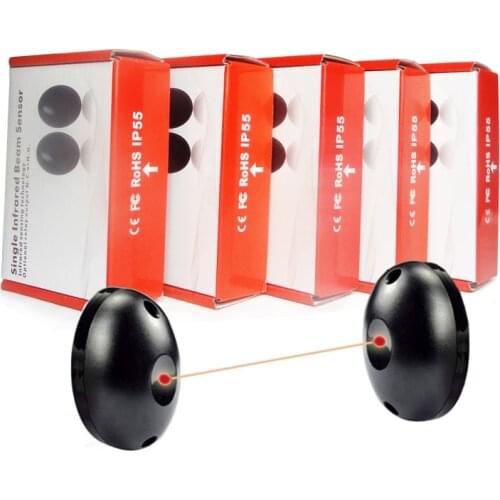 5pair/lots 24V/12VAC/DC Safety wired photocell infrared single beam sensor for automatic doors and gate garage openers