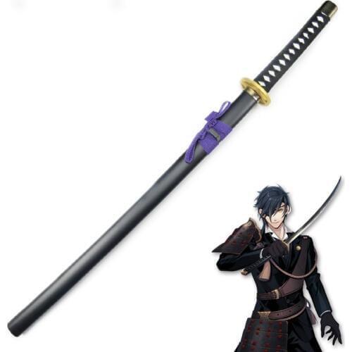 Anime Game Online Touken Ranbu Shokudaikiri Mitsutada Wooden Sword Cosplay Prop