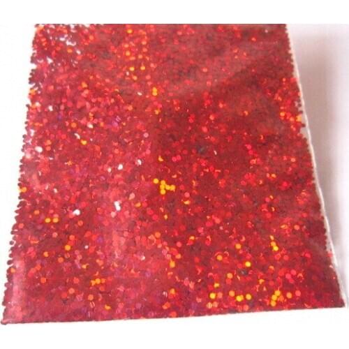 Matte Effect Glitter, Red Solvents Resistance Glitter for Nail Polish M04011-1R