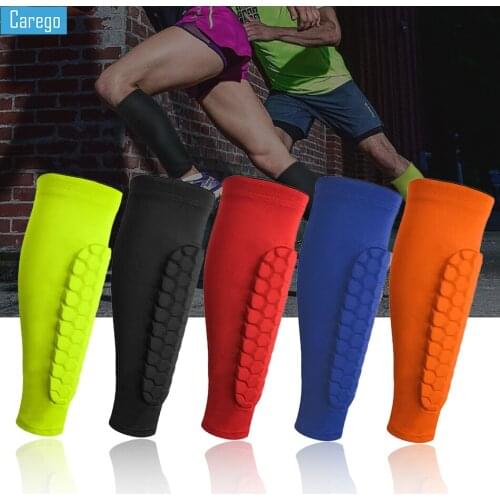 One-piece Sports Calf Cover Five-color Honeycomb Shape Outdoor Ball And Cycling Sports Set Calf Collision Avoidance Tool