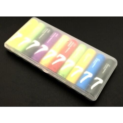 1pcs Portable For 10pcs AAA Batteries Storage case for 10pcs AAA battery Plastic Battery Case Cover Holder Storage Box