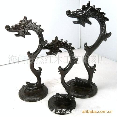 Black sticks of wood hanging jade carvings of African ebony wood frame mahogany hanging jade jade hanging rack shelf three sets