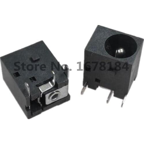 DC-044 Round DC power socket DC044 5.5 - 2.1 MM 5.5*2.1mm sockets female connector 3pins soldering ROHS