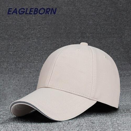 EAGLEBORN 2021 New Masculino SnapbackS Casquette Gorras Blank Curved Solid Color Adjustable Baseball Cap Bone Caps