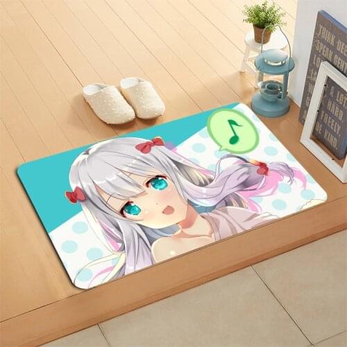 Eromanga Sensei Doormat Floor/Bath/Kitchen/Beach Mat Flannel Sponge Fabric 3D Printed Shaggy Custom Decoration For Bedroom 03-31