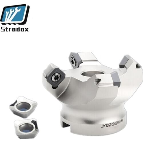 CNC Face Milling Cutter CNC Machining Center Milling KM face mill KM12-50-22 face mill cutter cnc milling tools SEKT1204 insert