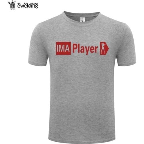 I'm A Player Novelty T Shirt Men Funny Cotton Short Sleeve Tshirt Streetwear Fashion Summer T-Shirt for Men camisa masculina New