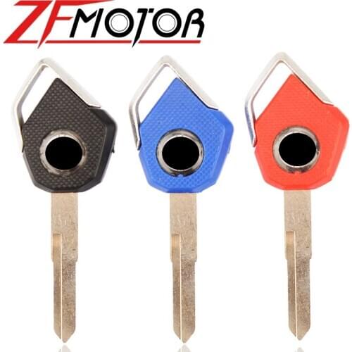 Motorcycle Uncut Blade Blank Key For Kawasaki Ninja Z1000 H2 H2R ZX6R ZX10R ZZR400 Z750 Z800 Z1000 VERSYS ER6N ER6F ER6R