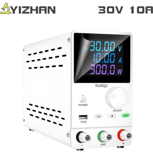 USB laboratory power feeding 4 Digits Bench DC switching Lab Power Supply Adjustable 30V 10A adjustable source power control