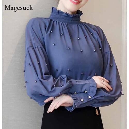 Женские голубые рубашки Magesuek China At AliExpress