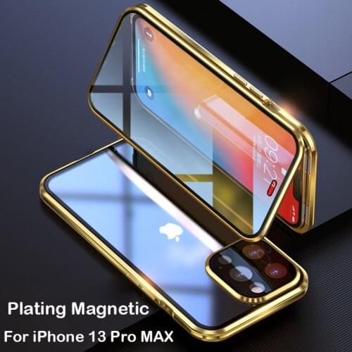Anti Glare Magnetic Case For Xiaomi Mi CC9 Pro Note 10 lite 9T Coque Privacy Double Glass Metal Bumper Redmi Note 8 9S K20 Case