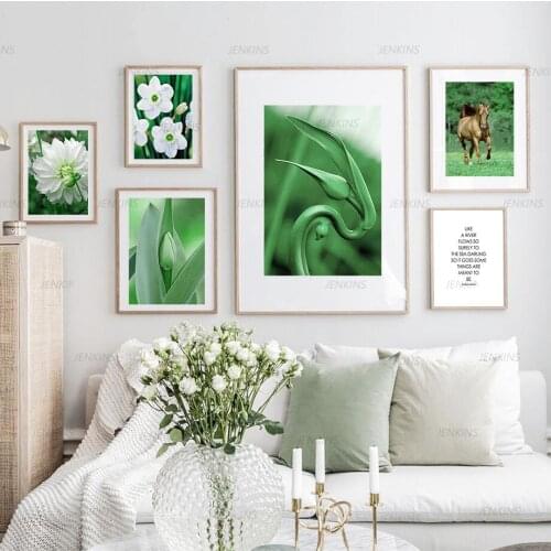 Wall Art Pastoral Scenery Plant Spring Narcissus Canvas Painting Nordic Posters Prints Room Decor Pictures Home Decoration