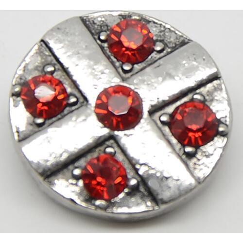 Wholesale Crystal Metal Snap Button Beads jewlery For 18mm Snap Button Bracelet