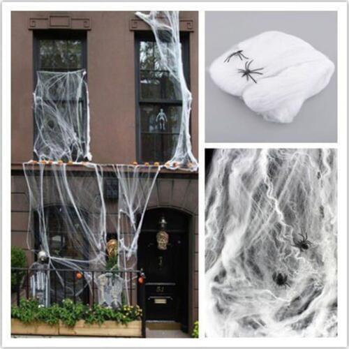 Halloween Spider Web Halloween Party Supplies Scary Prop Spider Web Net Decoration For Haunted House Home Decoration