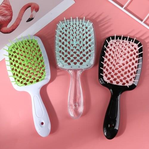 Women Hair Scalp Massage Comb Anti-Static Straight Curly Hair Styling Brush
