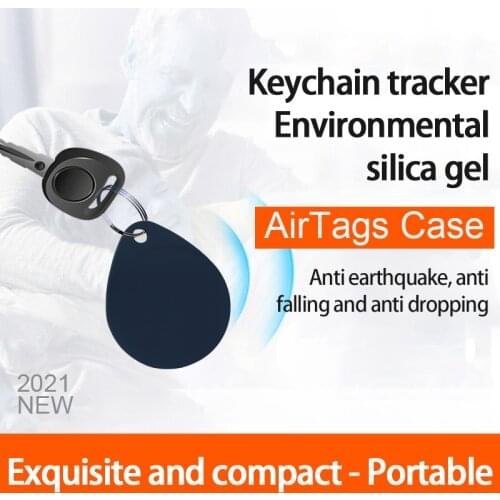7 Colors Carry Case Protective Skin Cover For Apple Airtags Bluetooth Wireless Tracker Silicone Protector Shell For Airtag Tools