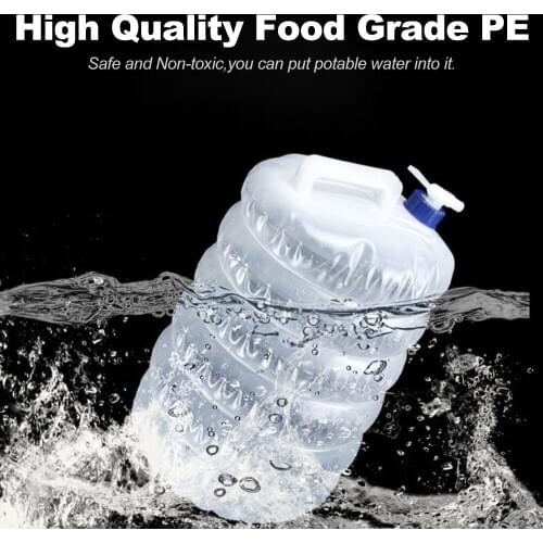 Collapsible Water Buckets Folding Water Container 5L/10L/15L Water Jug Bucket Storage for Camping Hiking Climbing Outdoor