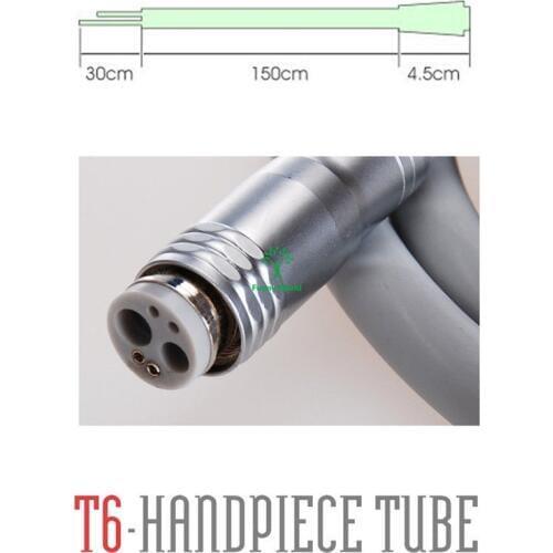 Dental Silicone 6 holes Tubing Tube Hose For High Speed Fiber Optic Handpiece