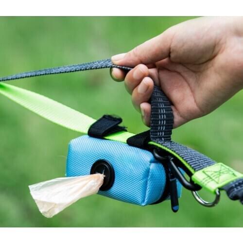 Dog Garbage Bag Storage Bag Shit Pick up Bag Pet Portable Leash Bag