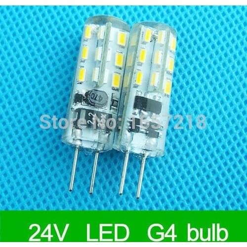 G4 10pcs 3W 6W leds 3014 LED 12V 24V AC DC 24LEDS 3014 SMD COOL White/Warm white Bulb Lamp For home Chandelier