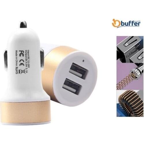 Usb Car Charger, 2.1a Fast Charge Dual Port Universal Adapter Box Cargador Carro Lighter Adapter for Iphone X Xr Xs Max 8 Plus 7
