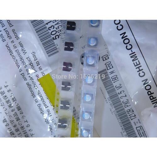 10pcs 180uF 2.5V NIPPON PXC Series 5x6mm 2.5V180uF video card/motherboard SMD Solid capacitor