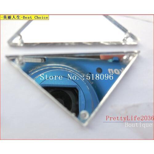 100Pcs MIRROR Sew On Women Clothes Stones and crystals Triangle Rhinestone 18x33mm Strass Crystal For Sewing Wedding Decoration