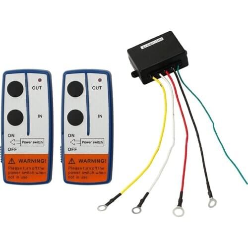 12V Recovery Wireless Winch Remote Control 2 Handset Switch For JEEP ATV SUV