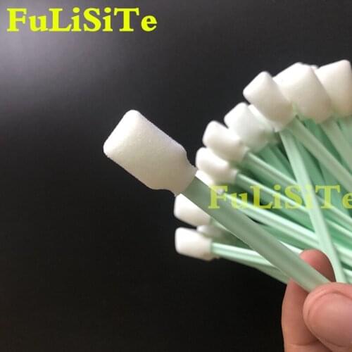 200PCS E-pson DX4 DX5 DX7 TX800 XP600 print head clean swab stick sponge foam tipped Miamki JV5 CJV150 JHF solvent uv printer