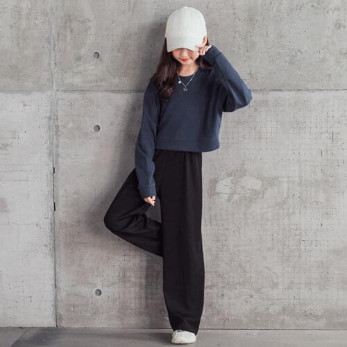 2021 Spring Autumn Children Clothing Kids Girls Sets Long Sleeve Tracksuit For old Girls Clothes Sport Suit Kids Outfits D497