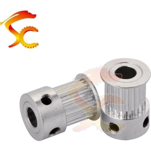 5pcs MXl 20 teeth MXl Timing Pulley 20teeth Bore 6.35mm for width 10mm MXL Timing Belt Small backlash MXL Belt