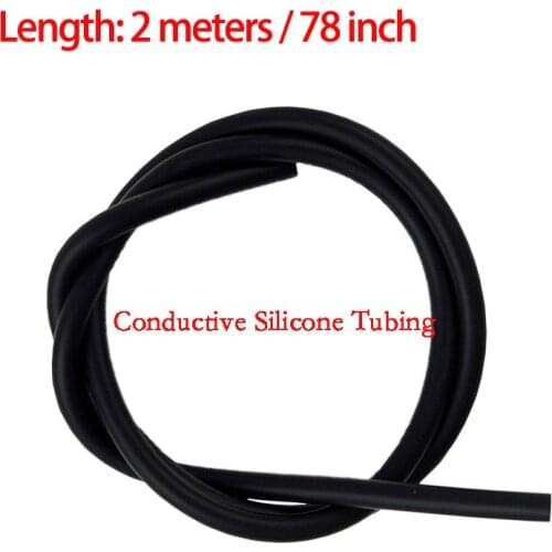 78inch Electrosex Conductive Silicone Rubber Tube TENS / ESTIM / E-STIM Machine 4mm OD 1.5mm ID