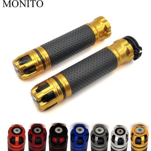 2019 CNC Aluminum 7/8" Motorcycle handle Grips bar Moto Handlebar Grips For SUZUKI DR250 DJEBEL 250XC YAMAHA YZ80 YZ85 YZ 80 85