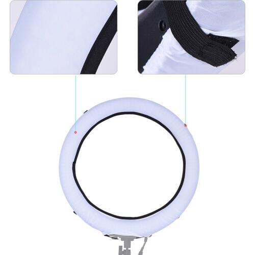 Andoer Video Photography Speedlite Flash Light Soft Cloth Diffuser Kit for Any 18" Ring Fluorescent Flash Light
