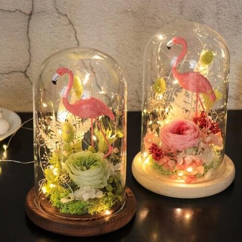 Cover with Wooden Base for Party Festival Wedding Xmas DIY Decor