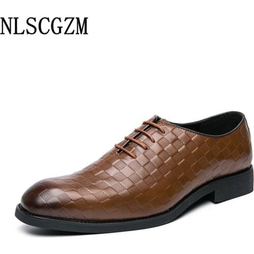 Office 2021 Business Suit Oxford Shoes for Men Wedding Dress Formal Shoes Men Italian Coiffeur Men Dress Shoes Leather Chaussure