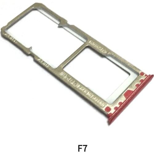 Sim Tray Holder For OPPO F3 F5 F7 SIM Card Tray Slot Holder Adapter Socket Repair Parts