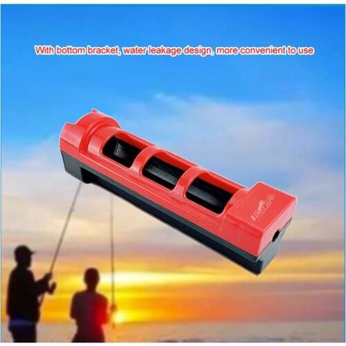 ABS Plastic Fishing Rod Pole Holder Fishing Box Fishing Rod Support Durable Tube Mount Bracket Socket Rack Boat Accessorie X598G
