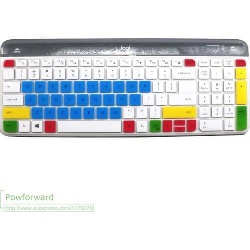 For Logitech MK470 K580 Slim Wireless Keyboard Silicone Dustproof Wireless Desktop keyboard Cover skin Protector MK 470