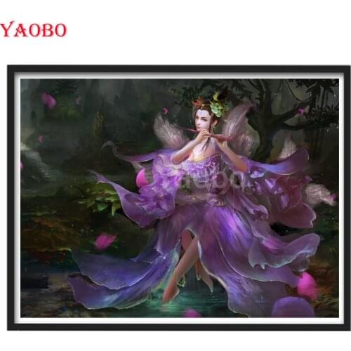 Full Square round drill Diamond Embroidery Fantasy Wonderland Classical Beauty DIY 5D diamond painting Mosaic Kits Cross Stitch