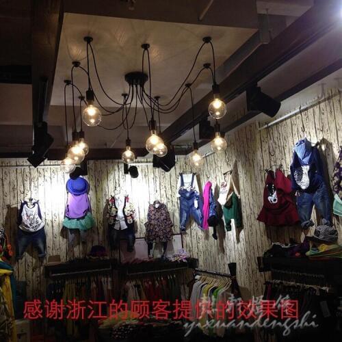 Classic Loft American Country Retro Spider Chandelier E27 AC 85V-240V