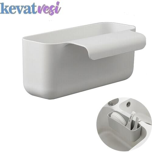 Kitchen Sink Shelf Rack Hanging Drain Basket Organizer for Tableware Soap Sponge Holder Rack Kitchen Accessories Organizer