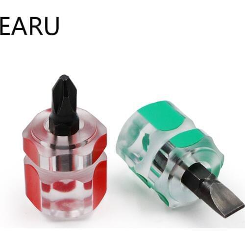 Screwdriver Kit Set Mini Small Portable Radish Head Screw Driver Transparent Handle Repair Hand Tools Precision Car Repair