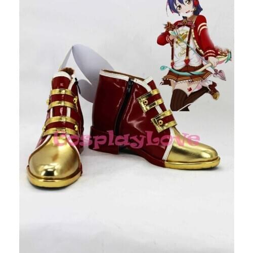 Newest Custom Made Japanese Anime Lovelive! Awakening of Valentine Umi Sonoda Cosplay Shoes Boots For Halloween Christmas