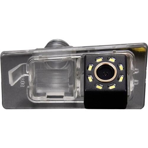 Misayaee Car Rear View Reverse Parking Camera Golden 8 LED for Kia Ceed 2 JD Wagon SW 5D 2012~2018 Night Vision Waterproof